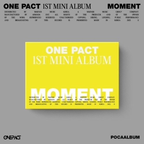 ONE PACT - [MOMENT] (1ST MINI ALBUM) (POCAABLUM) Koreapopstore.com
